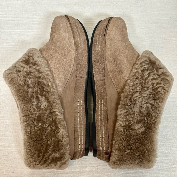 Antelope N08 Toppa Furry Slip-On Wedge/Clog-Taupe-Women Size EU 38, U.S. 7 - Picture 6 of 10